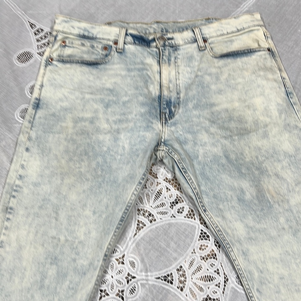 Men stonewash jeans